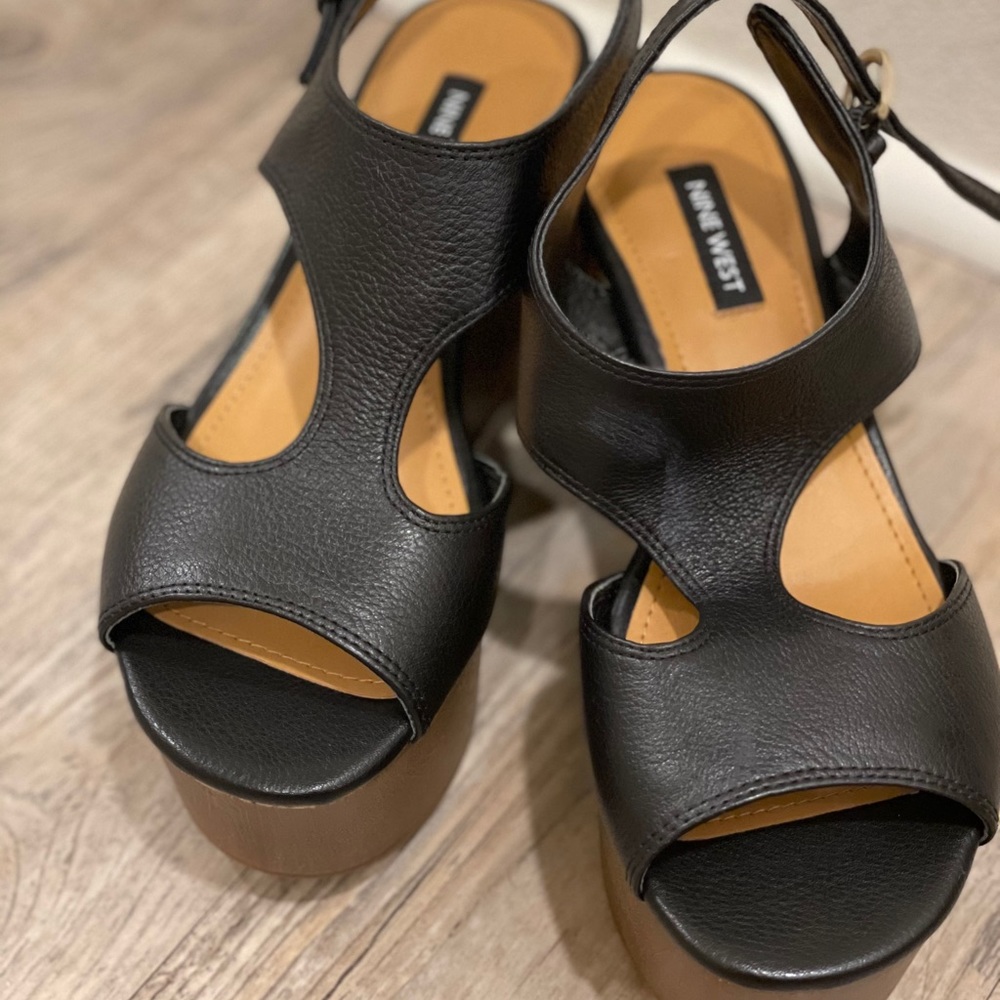 Nine West Edge Women's Platform Wedge Sandals